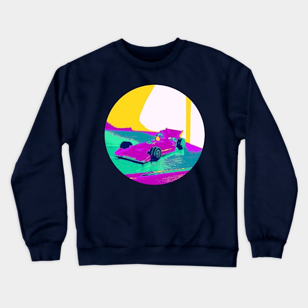 Formula 1 Sport Car Crewneck Sweatshirt by Retropenguin